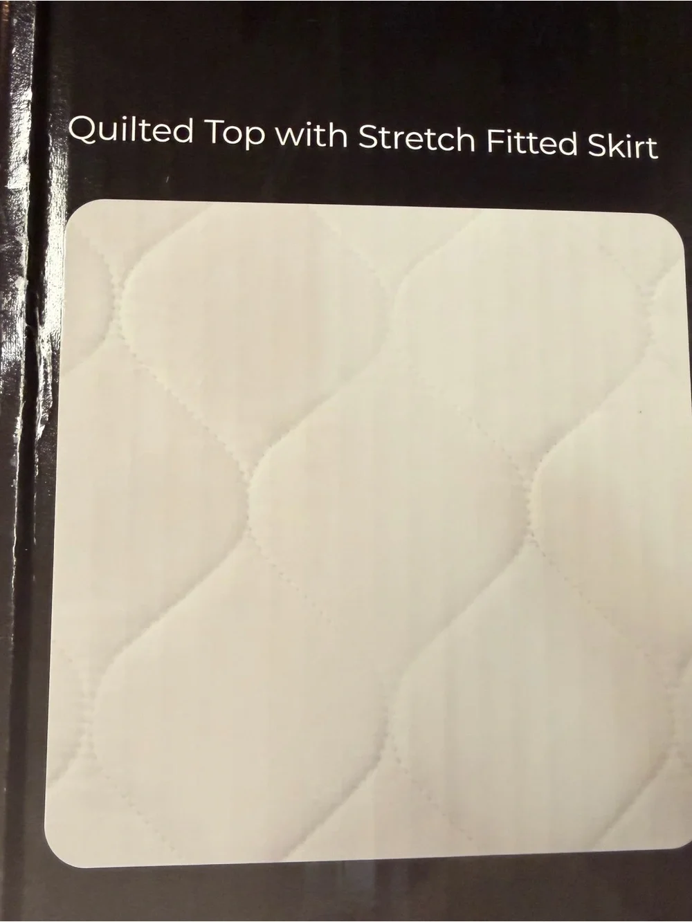 Biddeford White Quilted Heated Mattress Pad with Digital Controller
